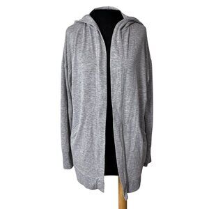 Tek Gear Womens Gray Zip-Up Hoodie XL Lightweight Polyester Blend Casual Wear